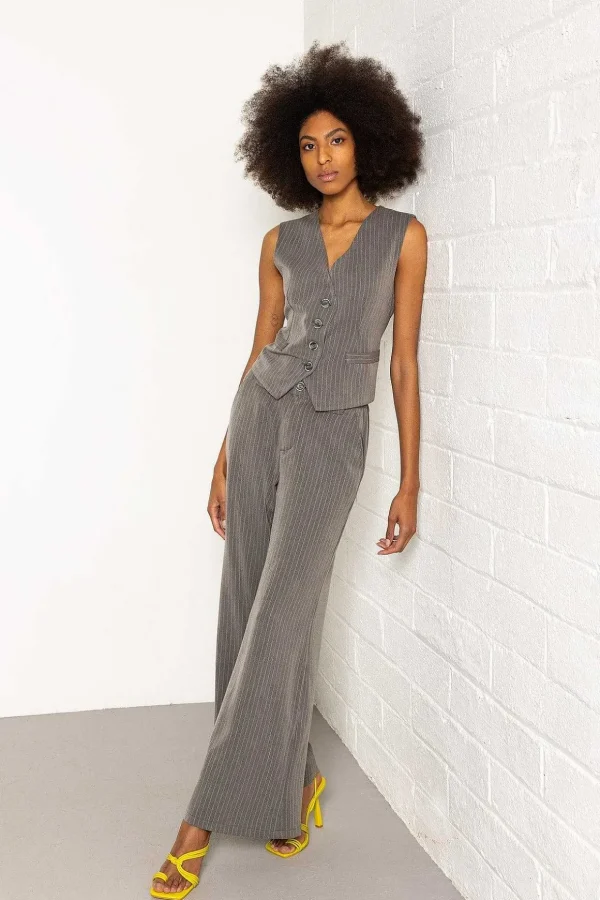 Tailored Waistcoat In Grey