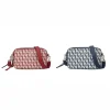 Tajo Double Zip Box Bag In Red