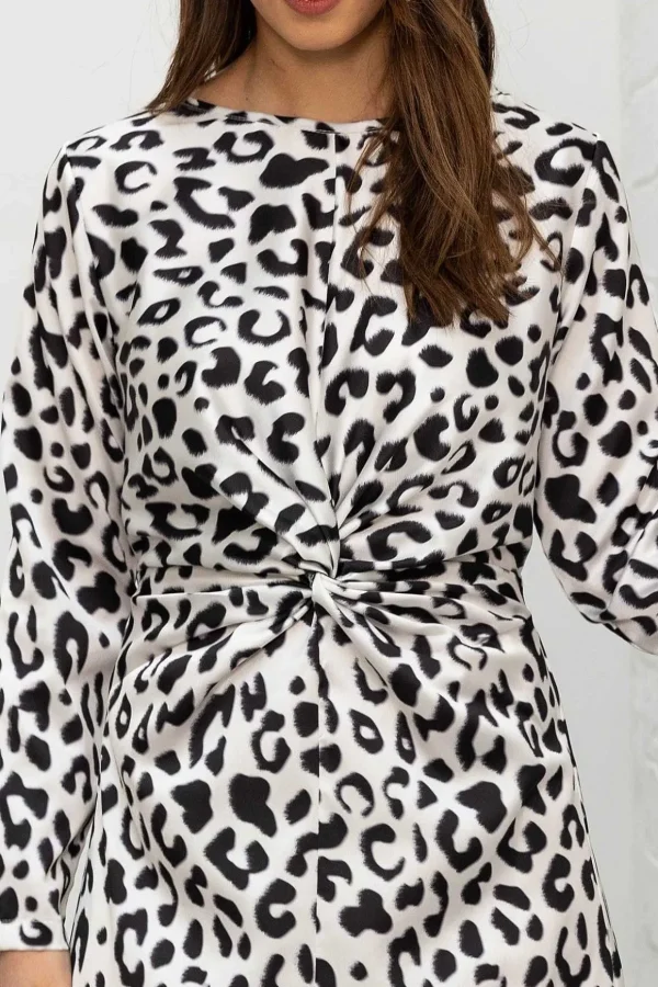 Tara Mono Midi Dress