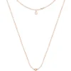 T-Bar Pendant In Rose Gold