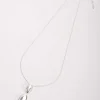 Textured Drop Necklace