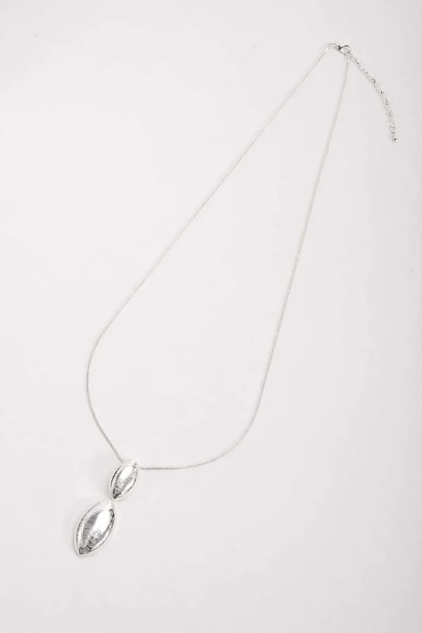 Textured Drop Necklace