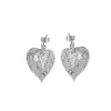 Textured Leaf Earrings