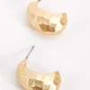 Textured Teardrop Earrings