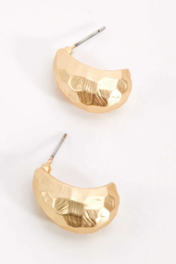 Textured Teardrop Earrings