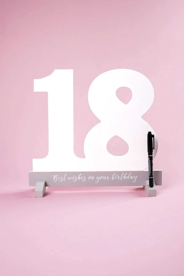 18Th Birthday Signature Plaque