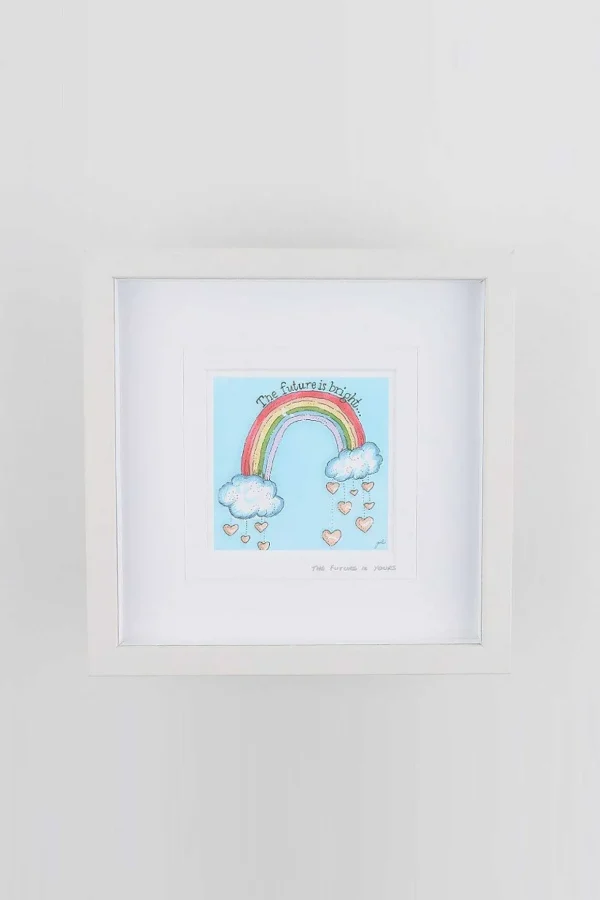 The Future Is Yours Small Framed Art Print