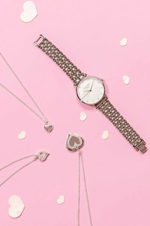 The Upper East Side Silver Watch