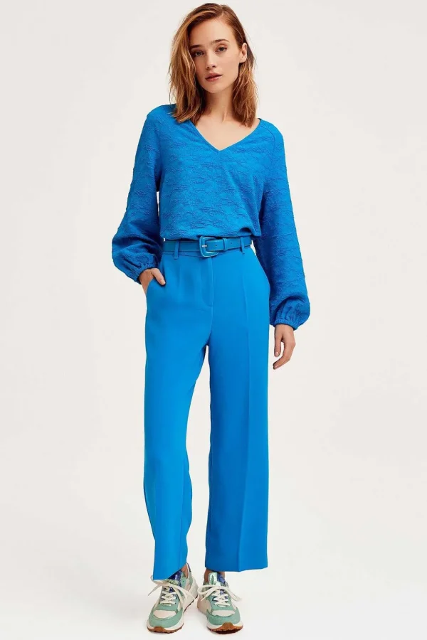 Tonks Ankle Trousers In Blue