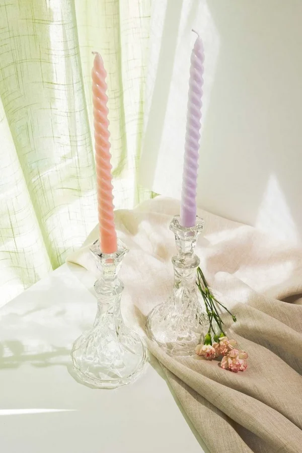 Trinity Crystal Candlesticks Set