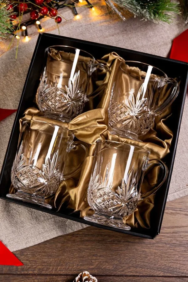 Trinity Crystal Mugs S/4