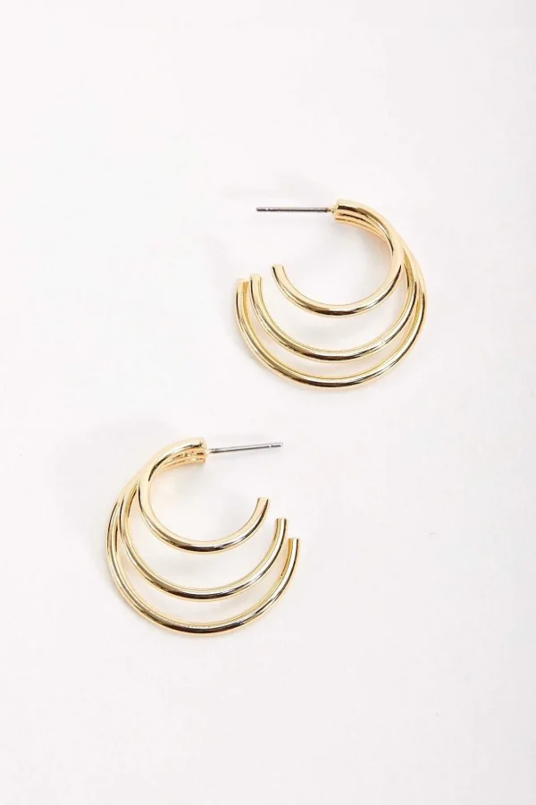 Triple Hoop Earrings