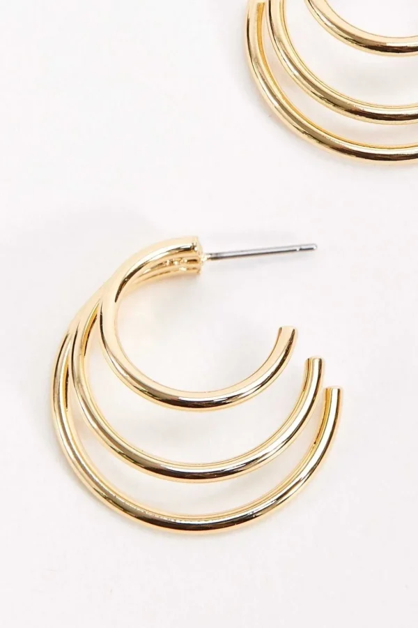 Triple Hoop Earrings