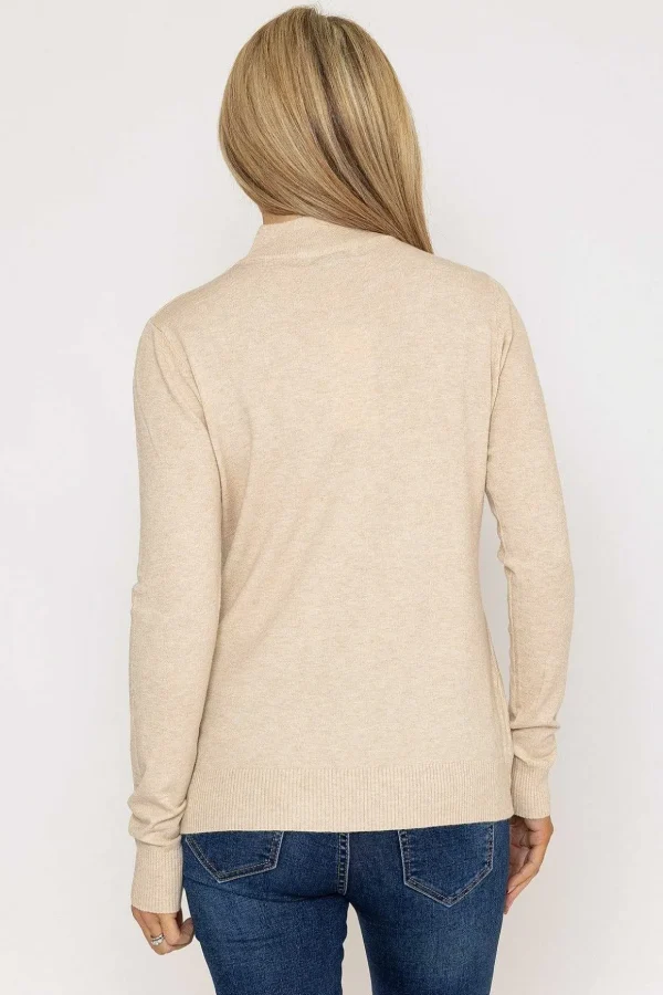 Turtleneck Knit In Beige