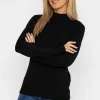 Turtleneck Knit In Black