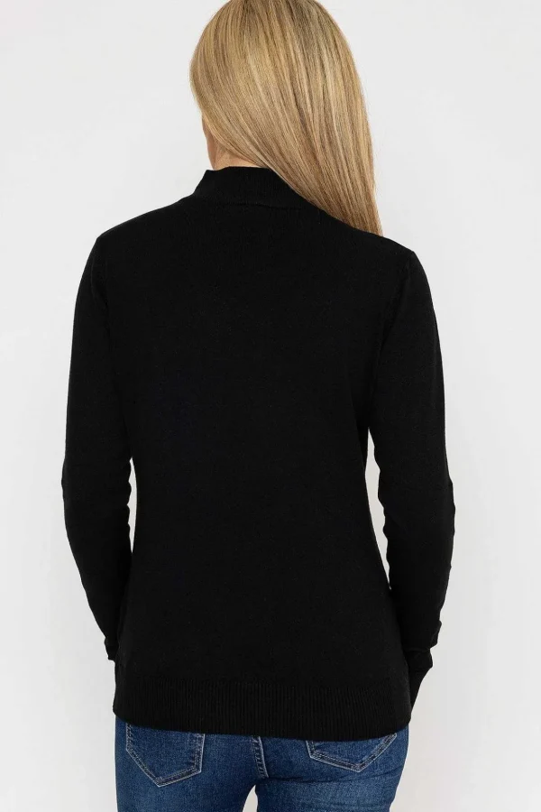 Turtleneck Knit In Black