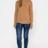 Turtleneck Knit In Camel