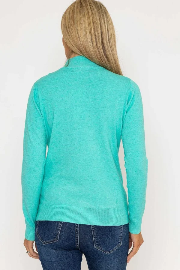 Turtleneck Knit In Lagoon