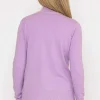 Turtleneck Knit In Lilac