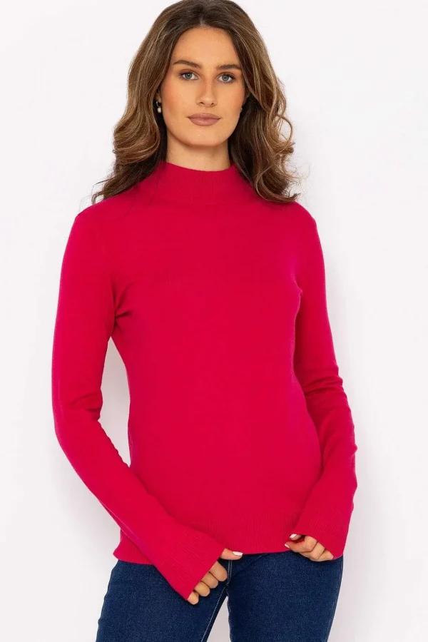 Turtleneck Knit In Pink