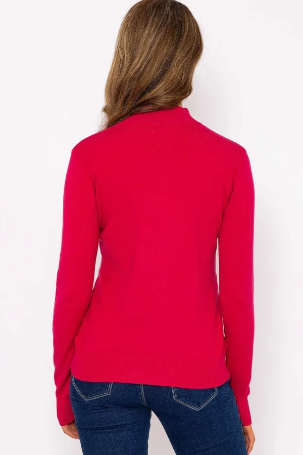 Turtleneck Knit In Pink