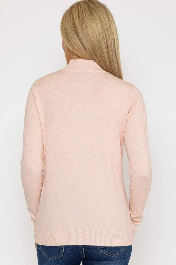 Turtleneck Knit In Pink