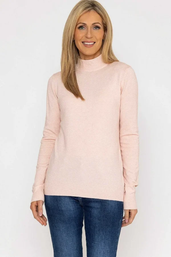 Turtleneck Knit In Pink
