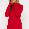 Turtleneck Knit In Red