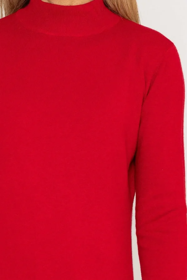 Turtleneck Knit In Red