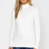 Turtleneck Knit In White