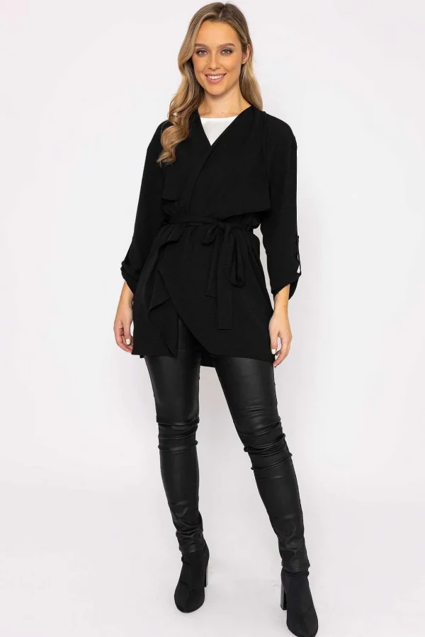 Twill Chuck On Jacket In Black