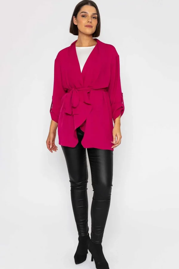Twill Chuck On Jacket In Pink