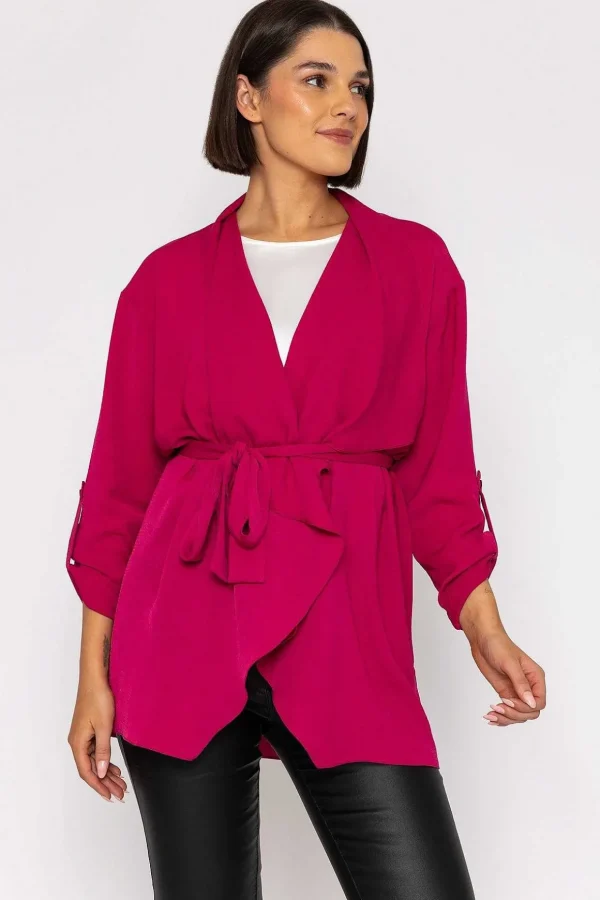 Twill Chuck On Jacket In Pink