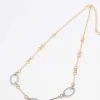 Two Tone Oval Necklace