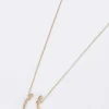 U Pendant Necklace In Gold
