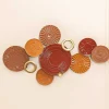 Urban Orange Metal Wall Art
