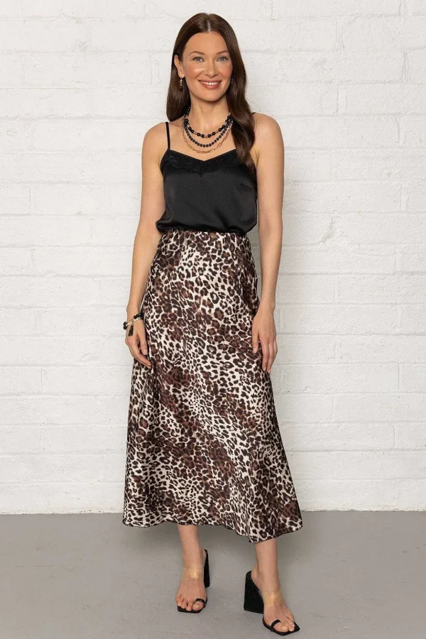 Valentina Skirt In Animal Print