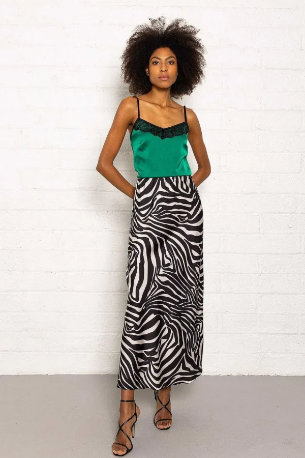 Valentina Skirt In Zebra Print
