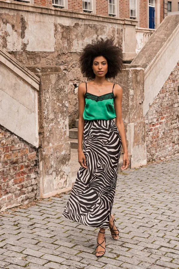 Valentina Skirt In Zebra Print