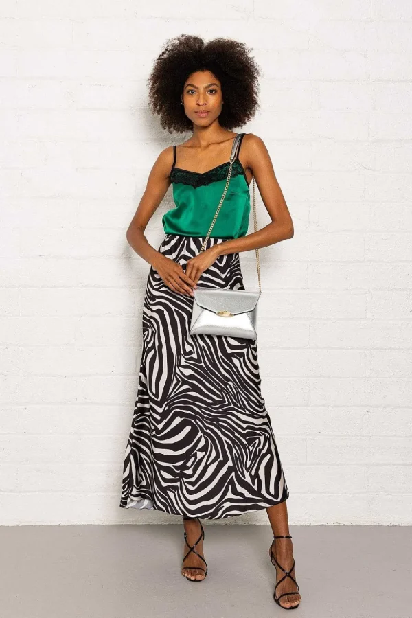 Valentina Skirt In Zebra Print