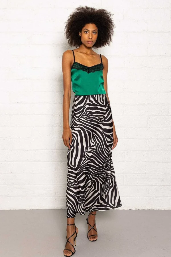 Valentina Skirt In Zebra Print