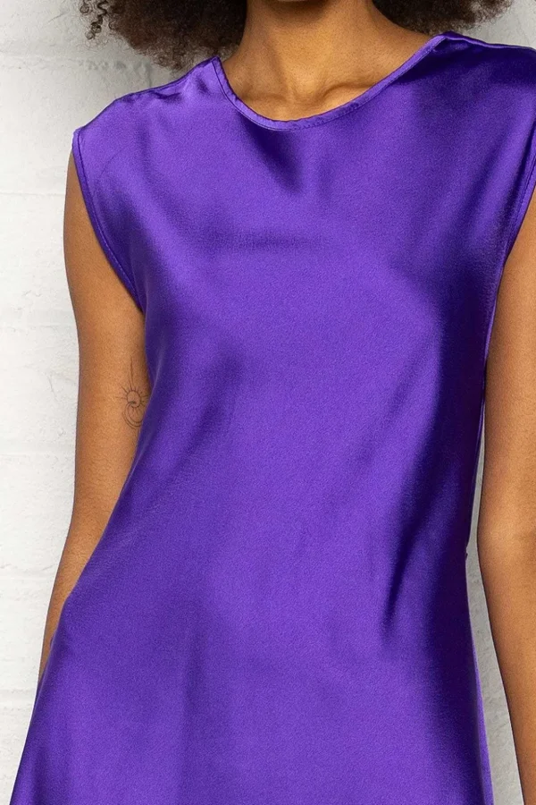 Vanessa Midi Dress In Purple