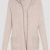Vero Moda Curve Pink Hooded Cardigan