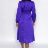 Veronica Midi Dress In Purple