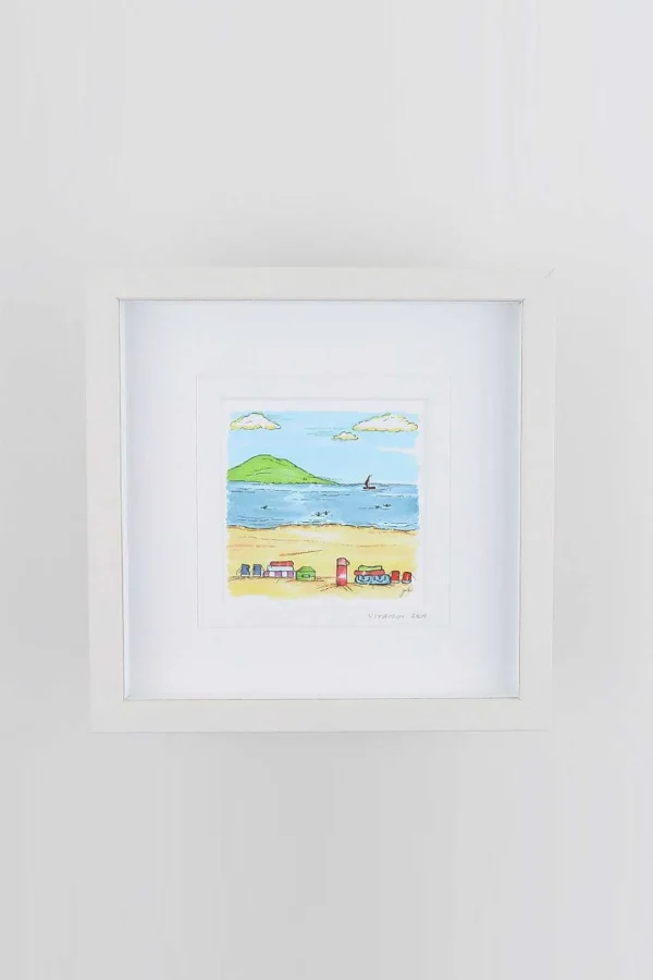 Vitamin Sea Small Framed Art Print