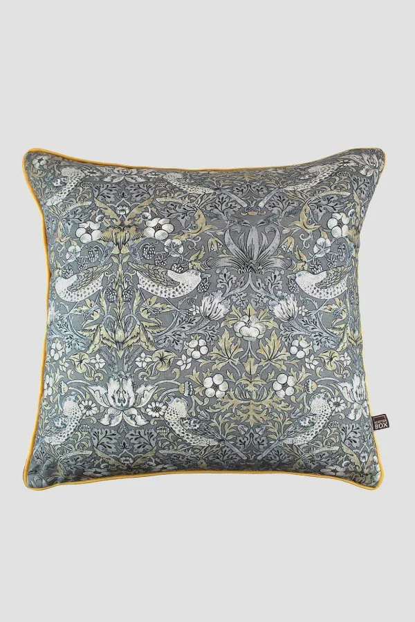 Vivaldi 58X58Cm Cushion In Grey And Gold
