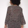 V-Neck Blouse In Floral Print