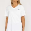 V-Neck T-Shirt In White