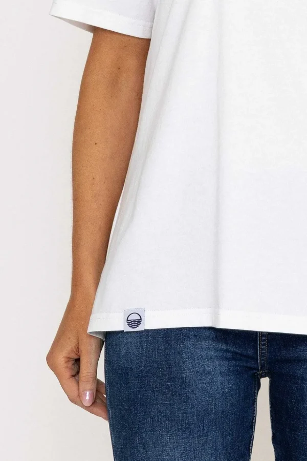 V-Neck T-Shirt In White