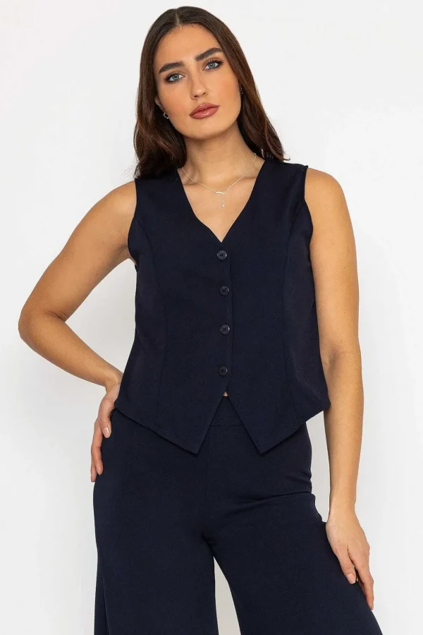 Waistcoat In Navy